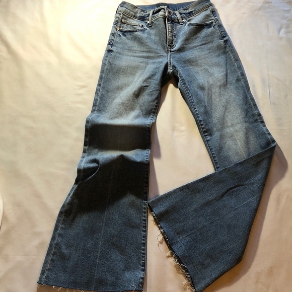 Express Denim - Express Women's Light Wash Flare Jeans